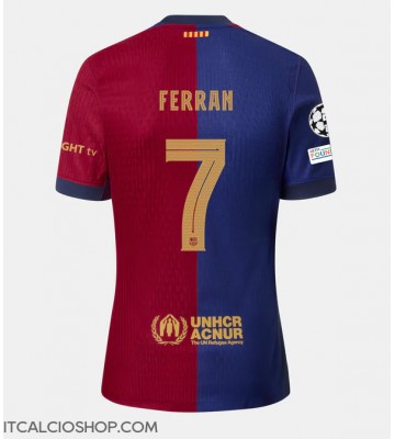 Barcelona Ferran Torres #7 Prima Maglia 2024-25 Manica Corta